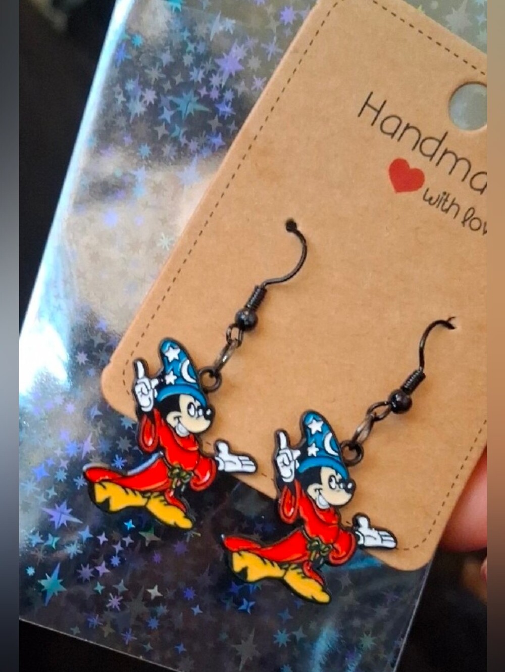 $8 Each Or Bundle 5/$20 Handmade Fantasia Inspired Disney Dangle Earrings